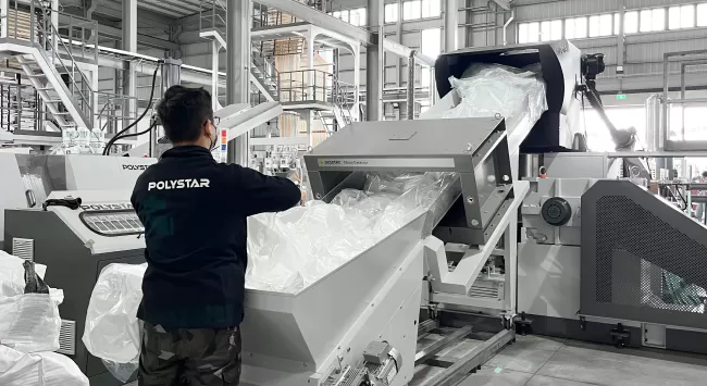 POLYSTAR plastic pelletizers increase plastic efficiency and throughput